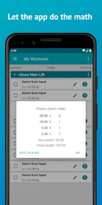 NextSet Powerlifting Programs android App screenshot 0